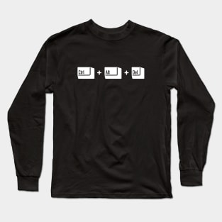 Ctrl+Alt+Del Long Sleeve T-Shirt